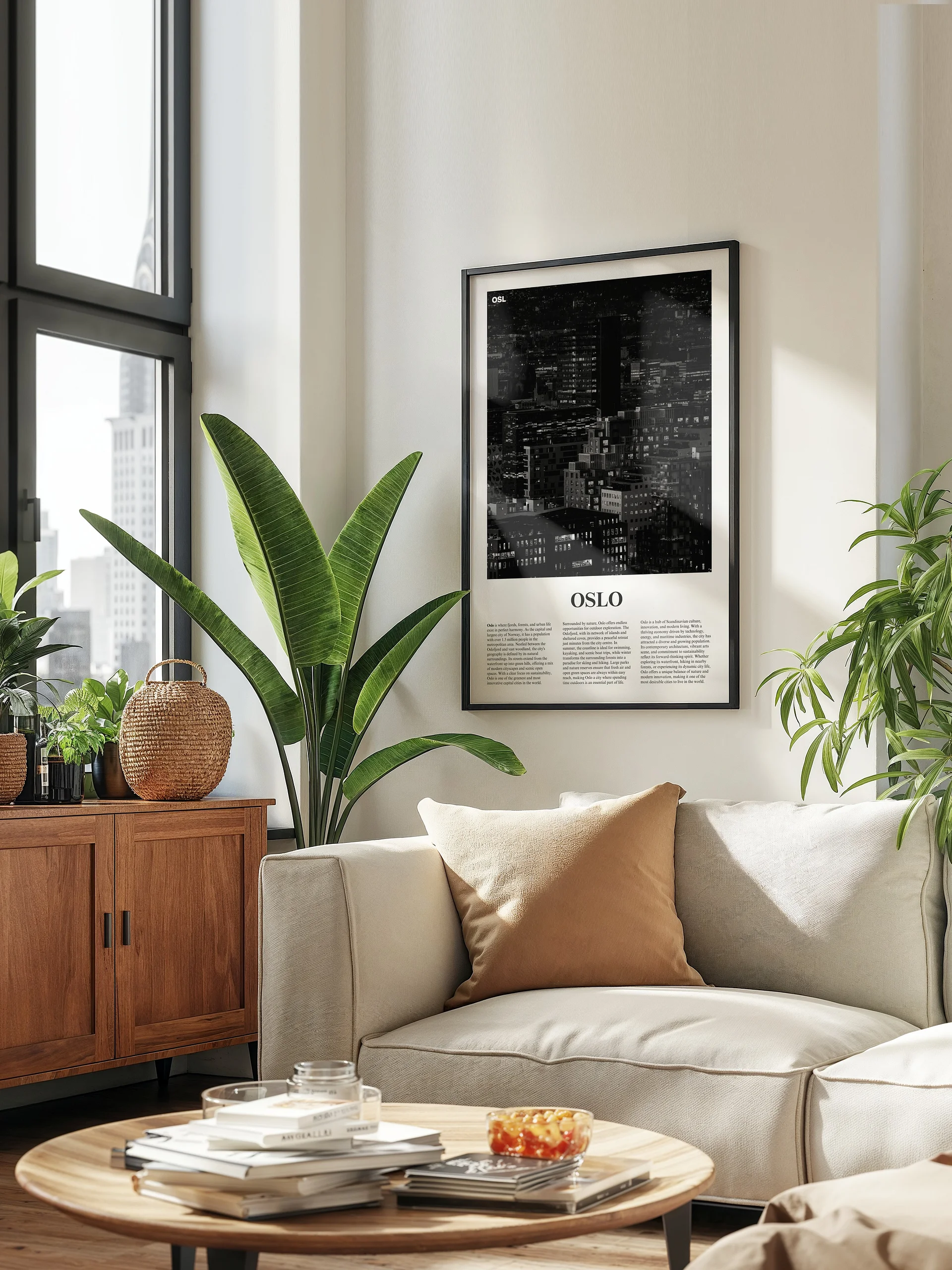 Oslo 03 Newspaper Poster | Framed product image (8)