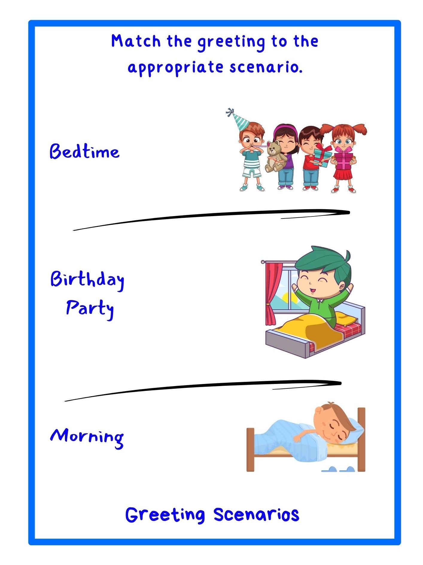 Printable Social Communication Worksheets product image (4)