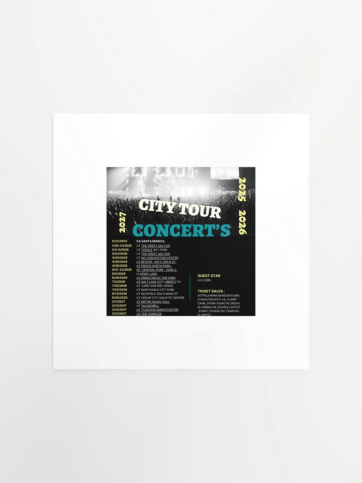 Lil x_999 Tour poster product image (1)