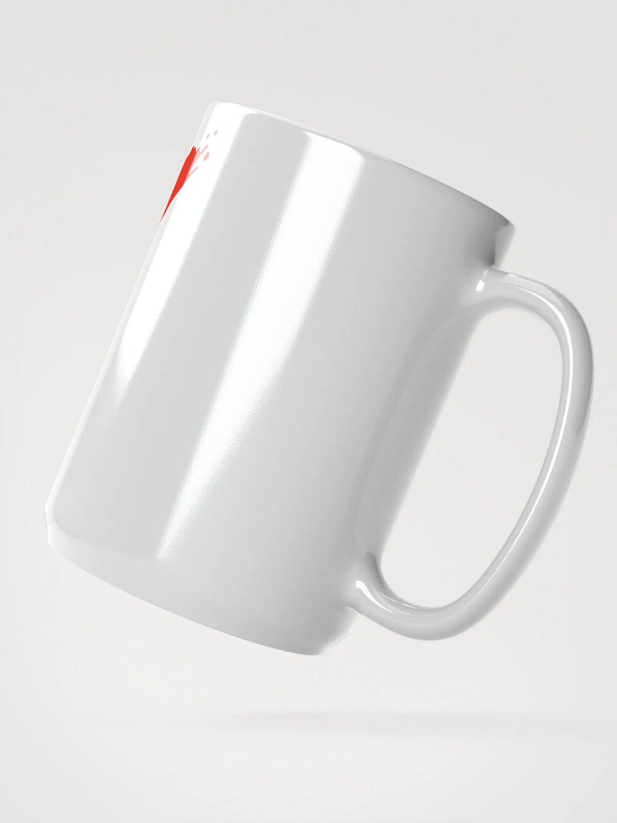 Red X White Glossy Mug product image (3)