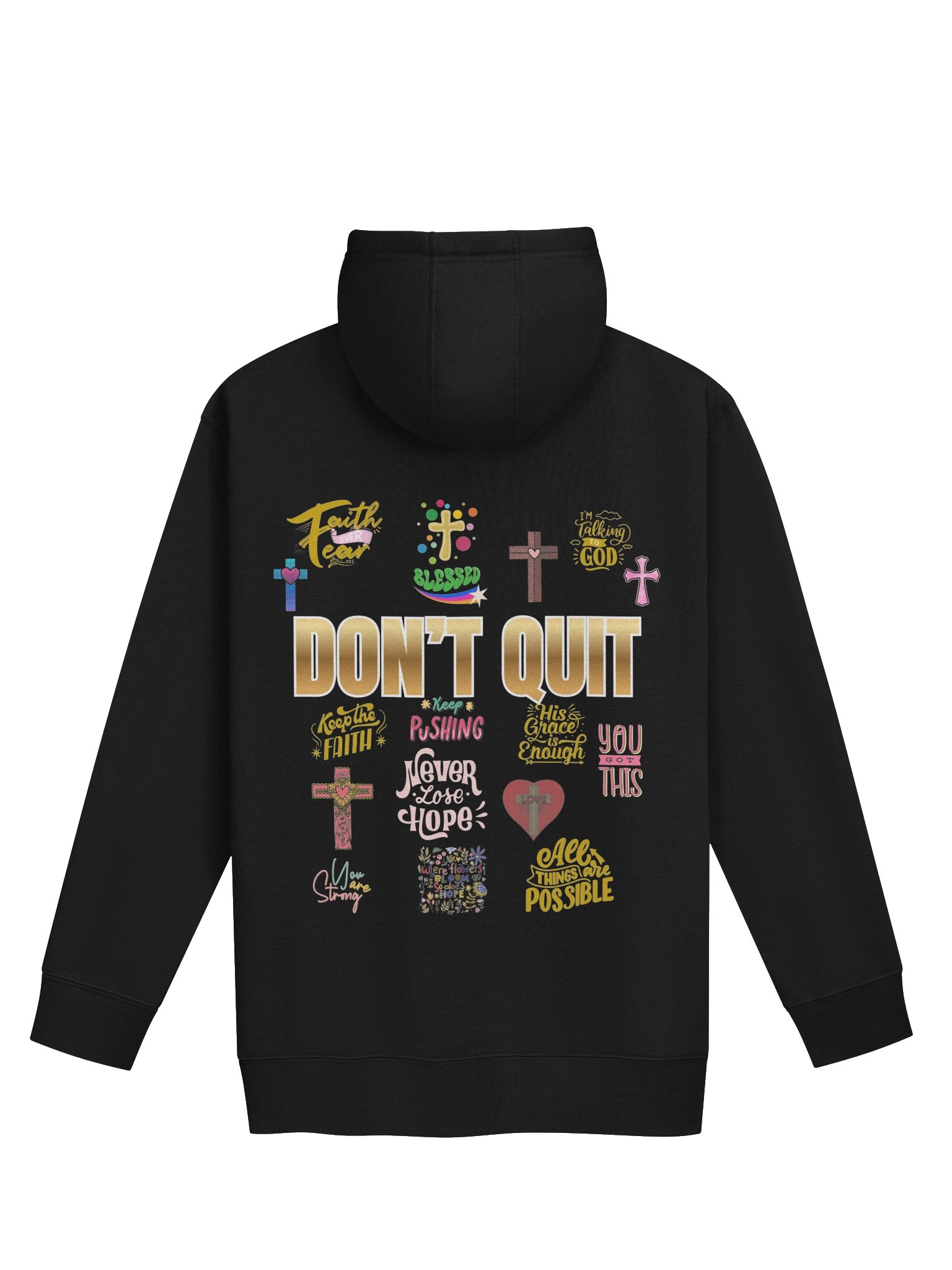 Don't Quit Empowering Inspirational Premium Hoodie product image (2)