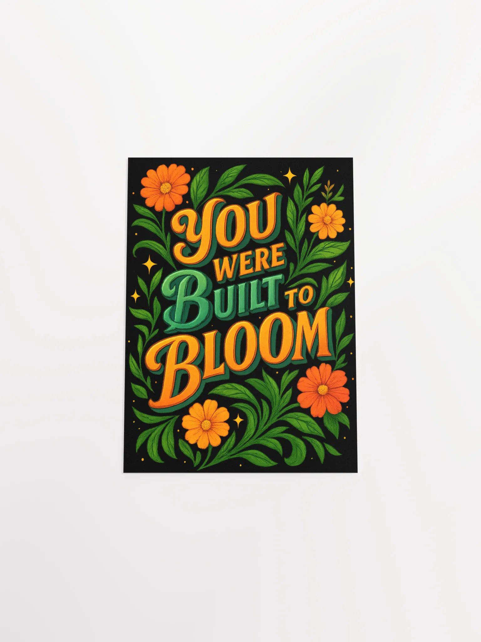 You Were Built to Bloom Poster – Motivational Floral Wall Art product image (16)