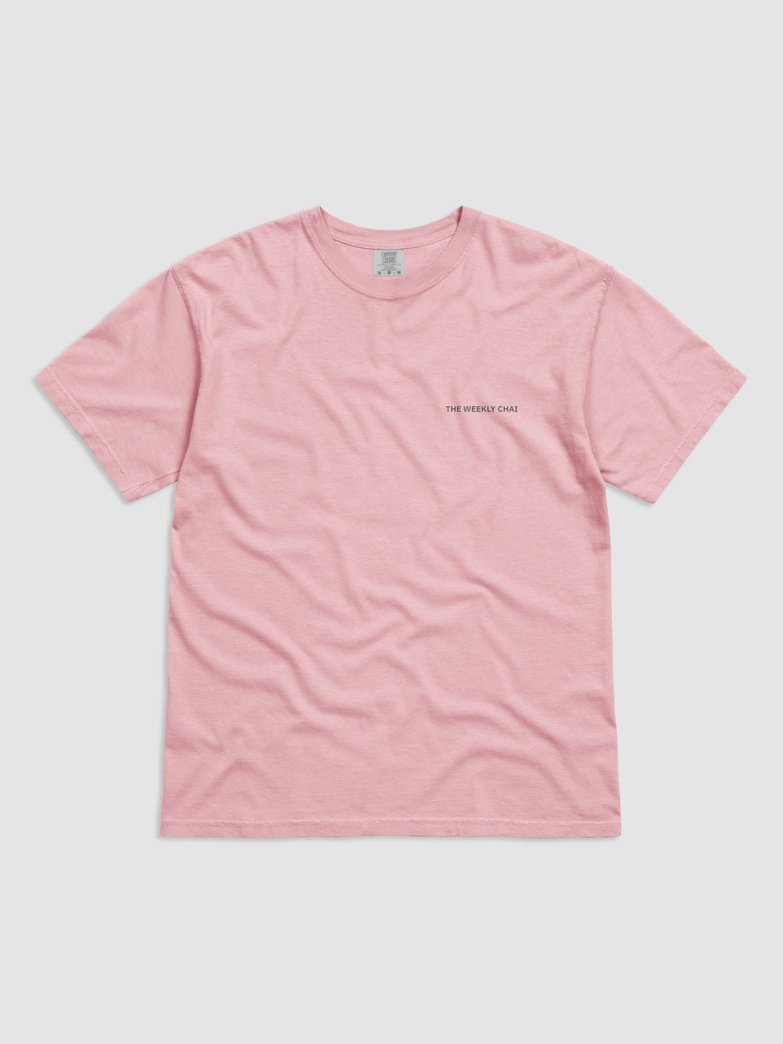 The Weekly Chai Vibes Tee - Pink product image (1)