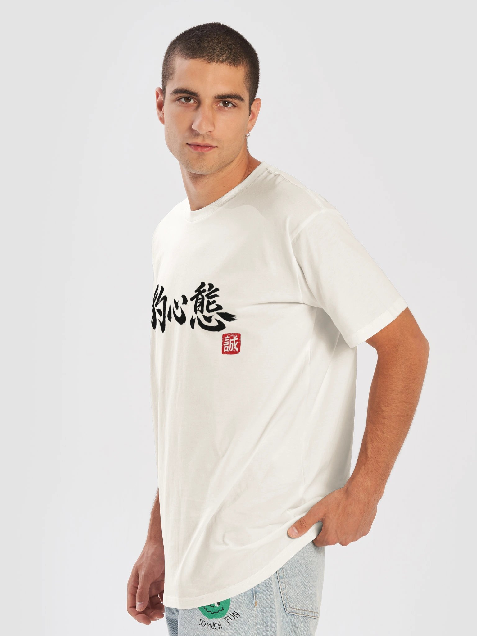 Leopard Mentality™ Chinese Calligraphy Graphic Streetwear T-Shirt product image (10)