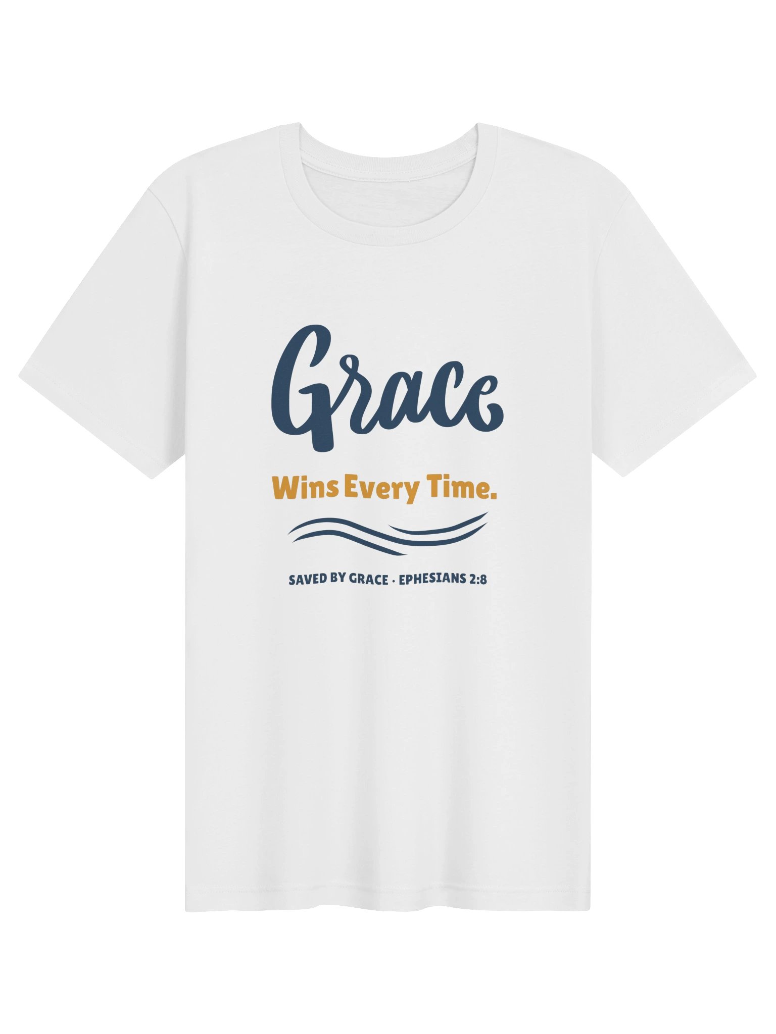 Grace Wins — Brush Lettering T-Shirt product image (1)