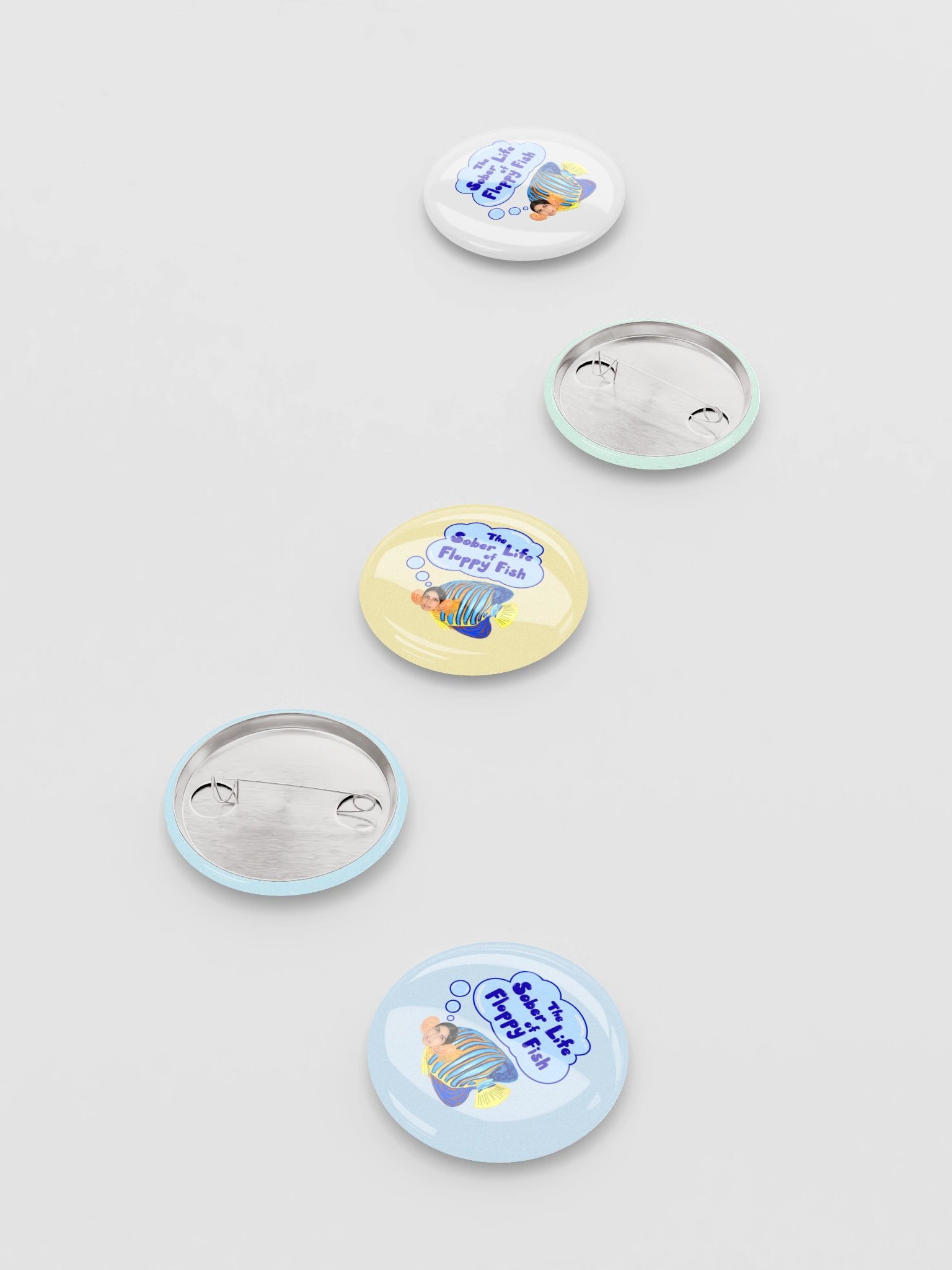 Sober Floppy Fish Pins product image (6)