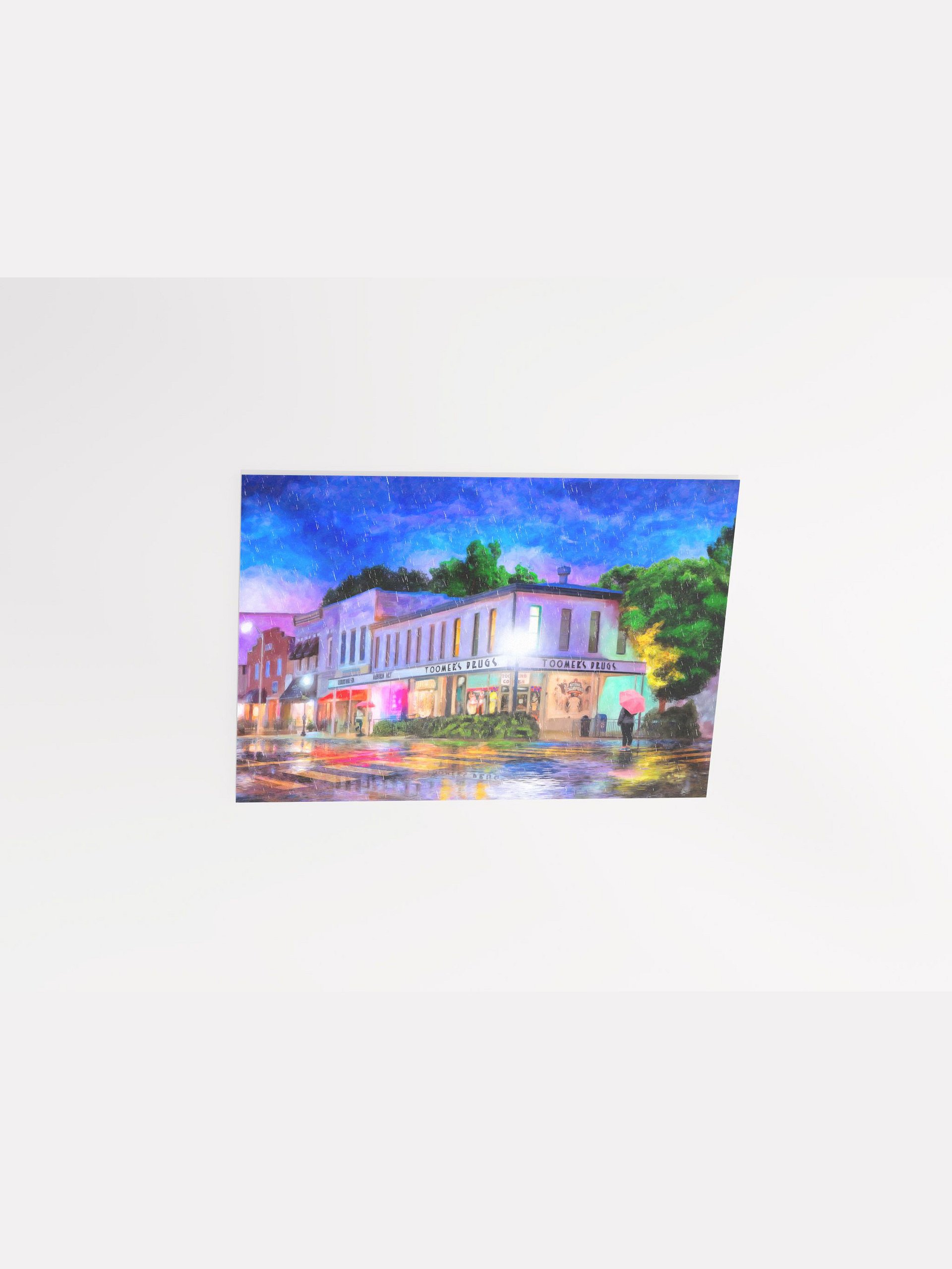 Auburn Alabama On A Rainy Evening Studio Art Print product image (3)