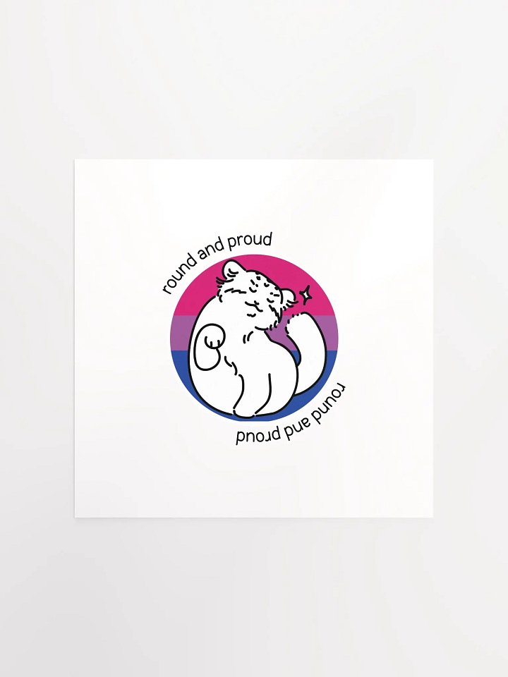 Round and Proud Manul Bisexual Version - Matte Poster product image (1)