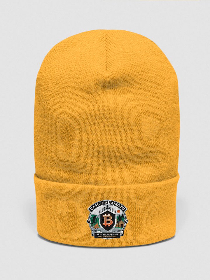 Yupoong Cuffed Beanie Bitcoin Orange product image (1)