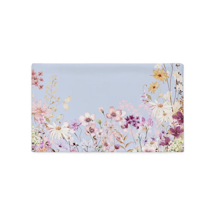 Whimsical Garden Dreams Blue Pillowcase product image (2)