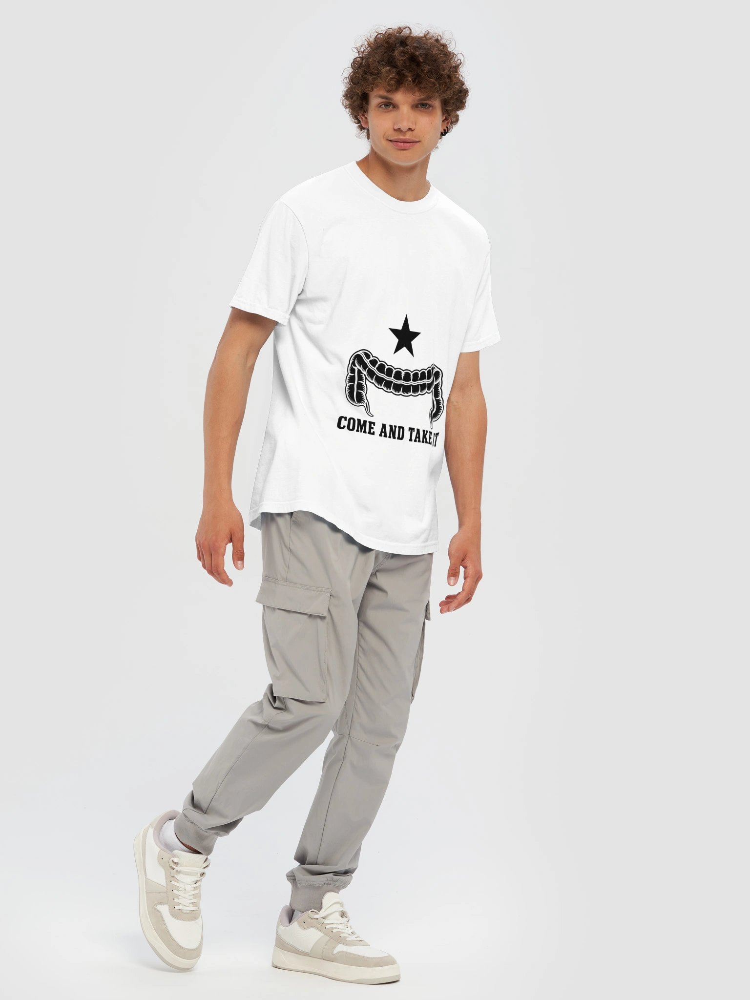 Come and Take It — Colon Flag Tee (White) product image (7)