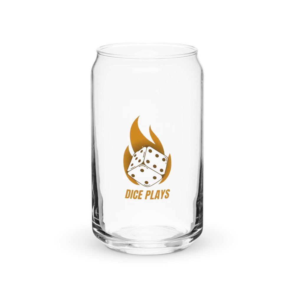 Diceplays Can Shaped Glass & Straw product image (2)