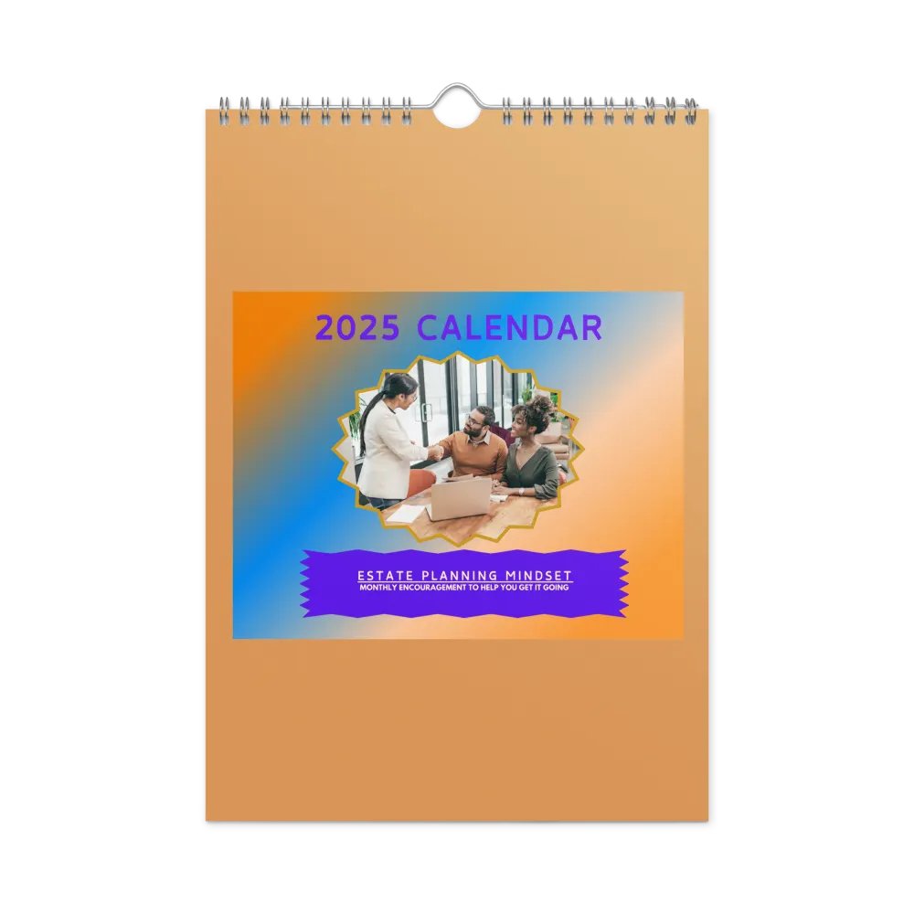 2025 Estate Planning Mindset Calendar (Bound Version) product image (1)