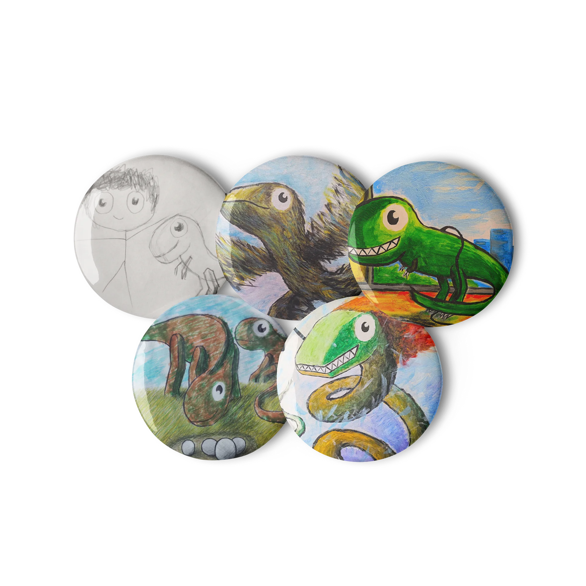SiAh's Dinosaur Pin Pals product image (2)