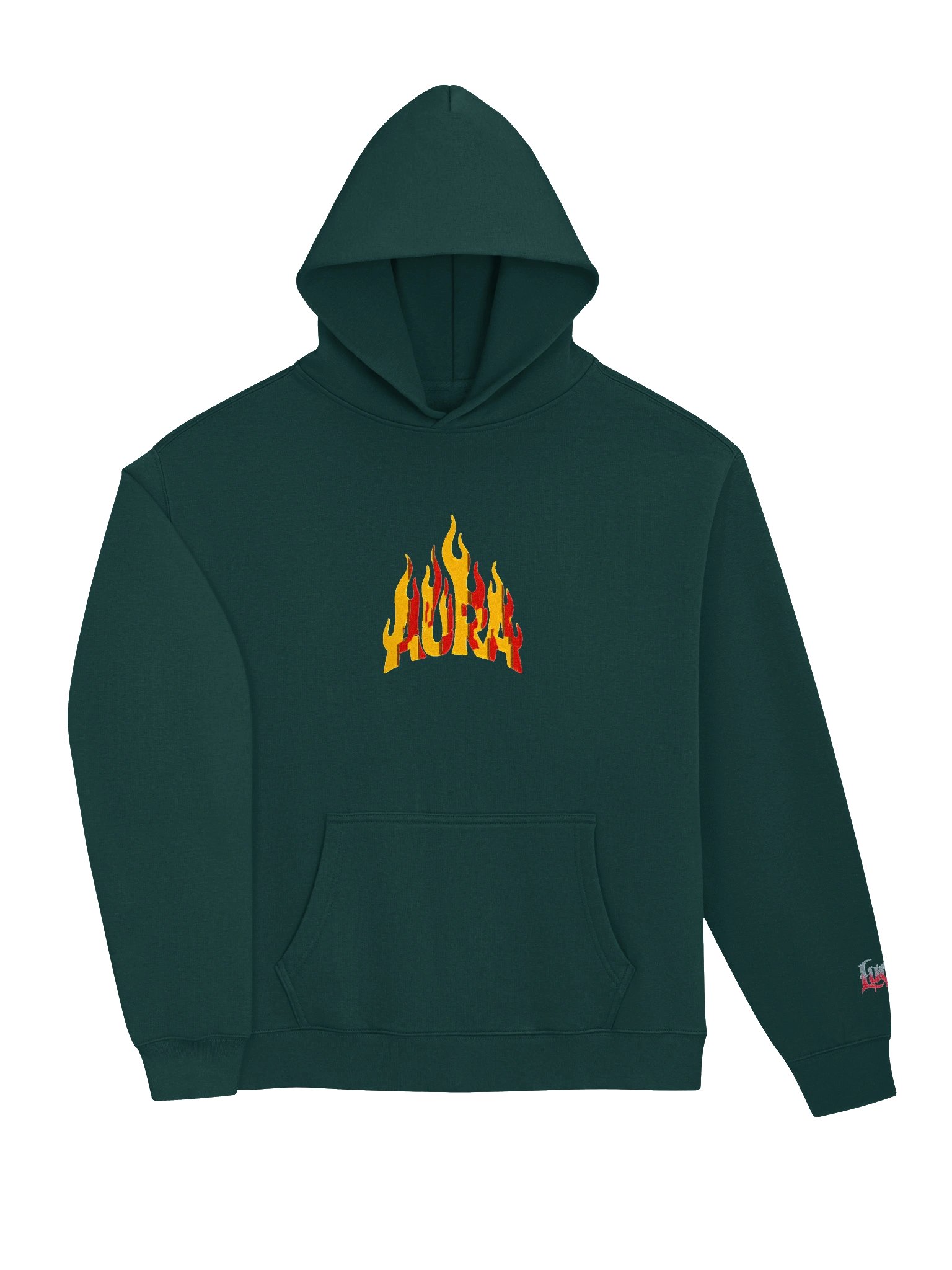 AURA Gothic Drip Oversized Hoodie product image (3)