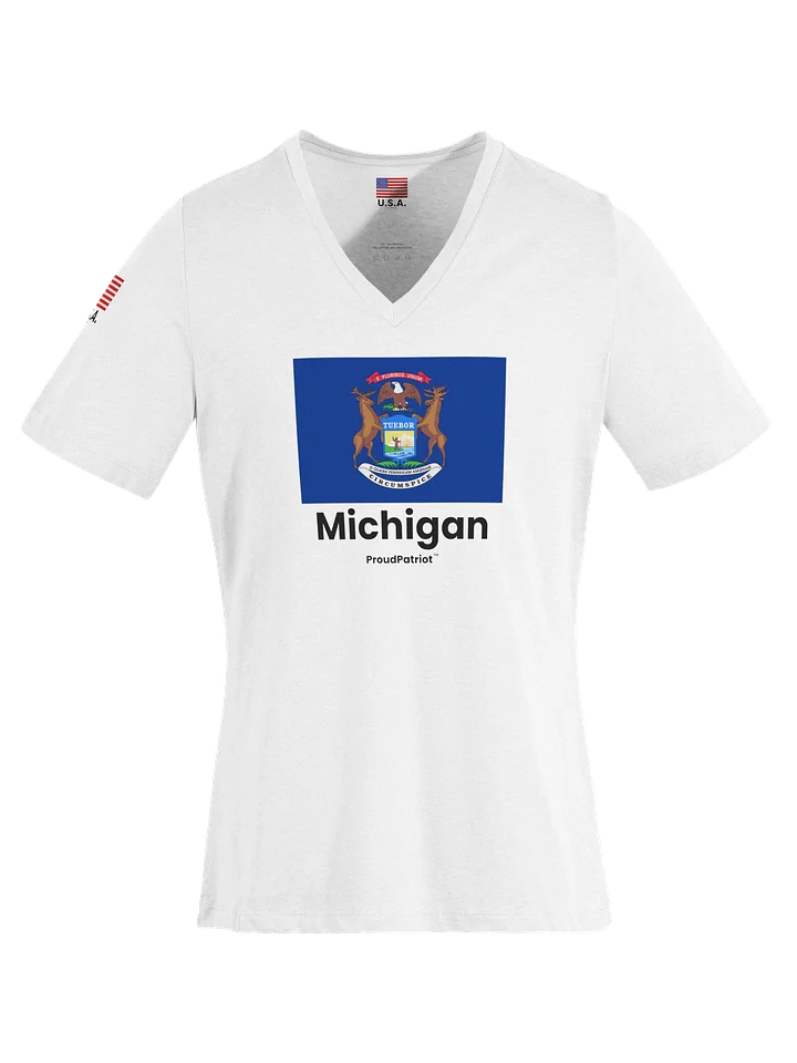 Michigan Women's Relaxed V-Neck T-Shirt product image (1)