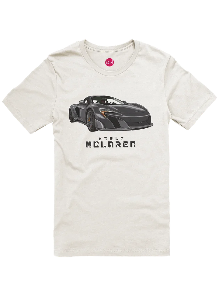 Black McLaren 675LT Shirt (Retro, Sketch, Silhouette) product image (2)