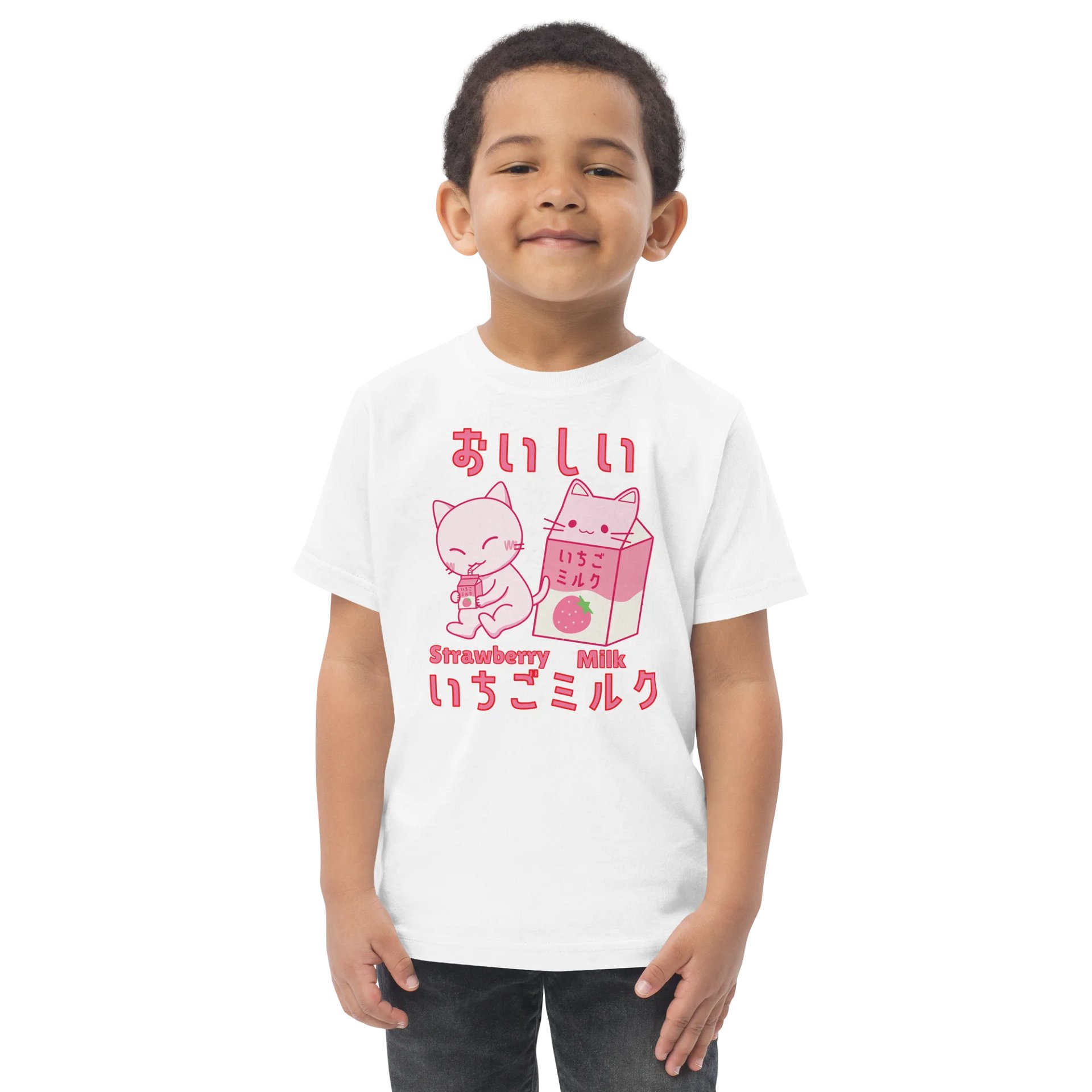 Strawberry Milk Kitty - Toddler T-shirt product image (1)