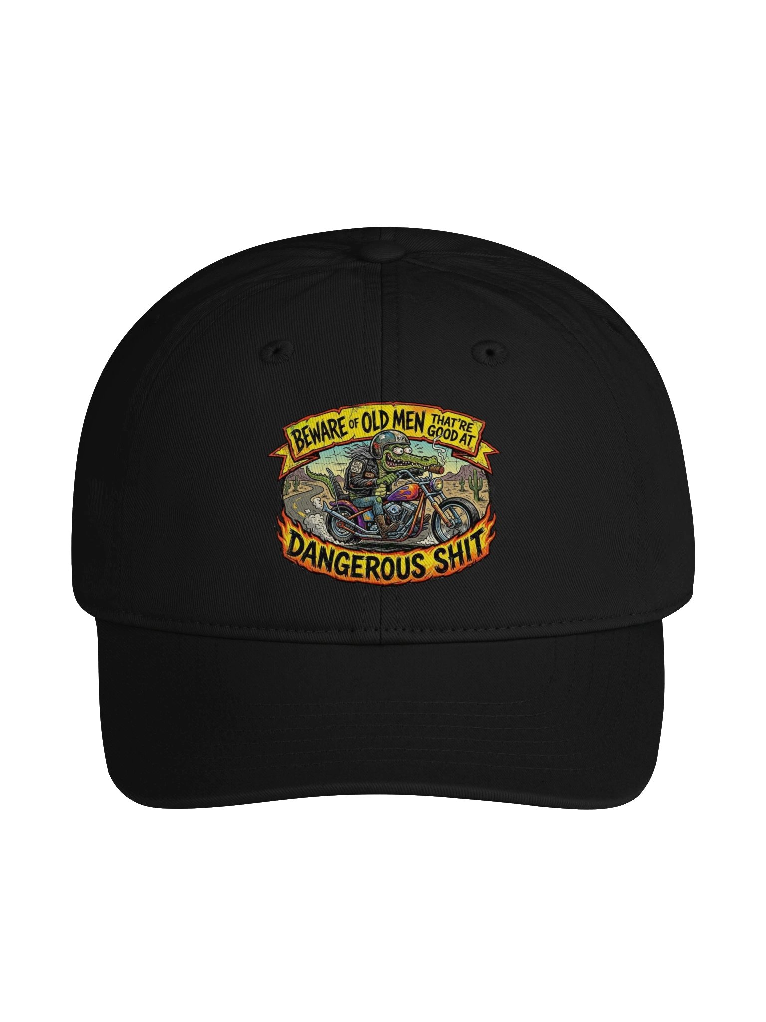 "Beware of Old Men That Are Good At Dangerous Shit" Hat product image (1)