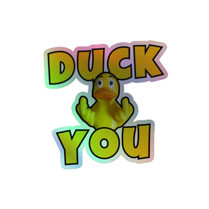SSG Grunt Duck You Holographic Sticker product image (2)