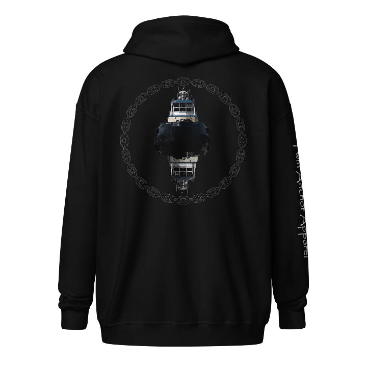 Endless Chain - Western Titan Tug & Reflection – Maritime Heritage | Twin Anchor Apparel Fog Harbor Line product image (1)