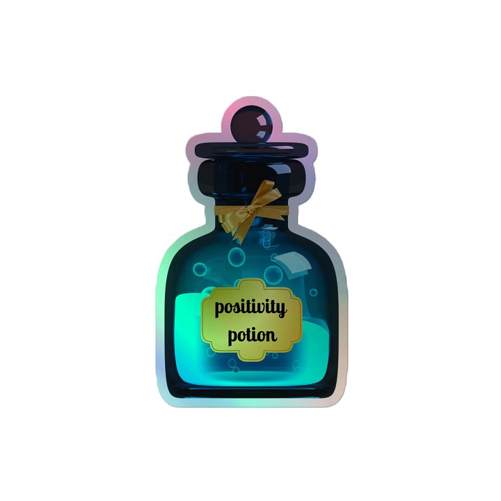 Positivity Potion Holographic Sticker product image (2)