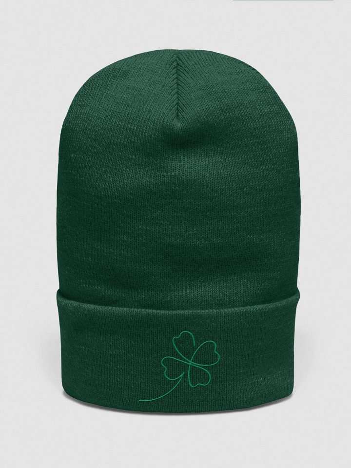 Lucky Clover Scribble Beanie product image (12)