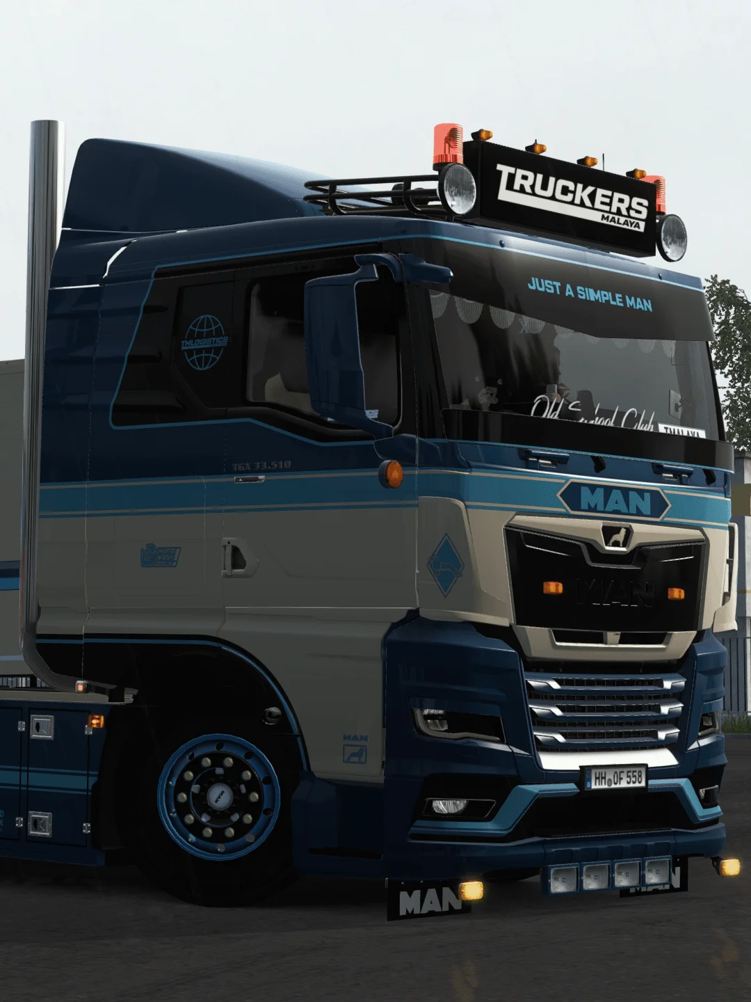 ETS2 - MAN TGX 2020 GN, GM, GX + Multicolor Skin (Gloss & matte color) for SCS & New RIGID & Trailer by KAST product image (3)