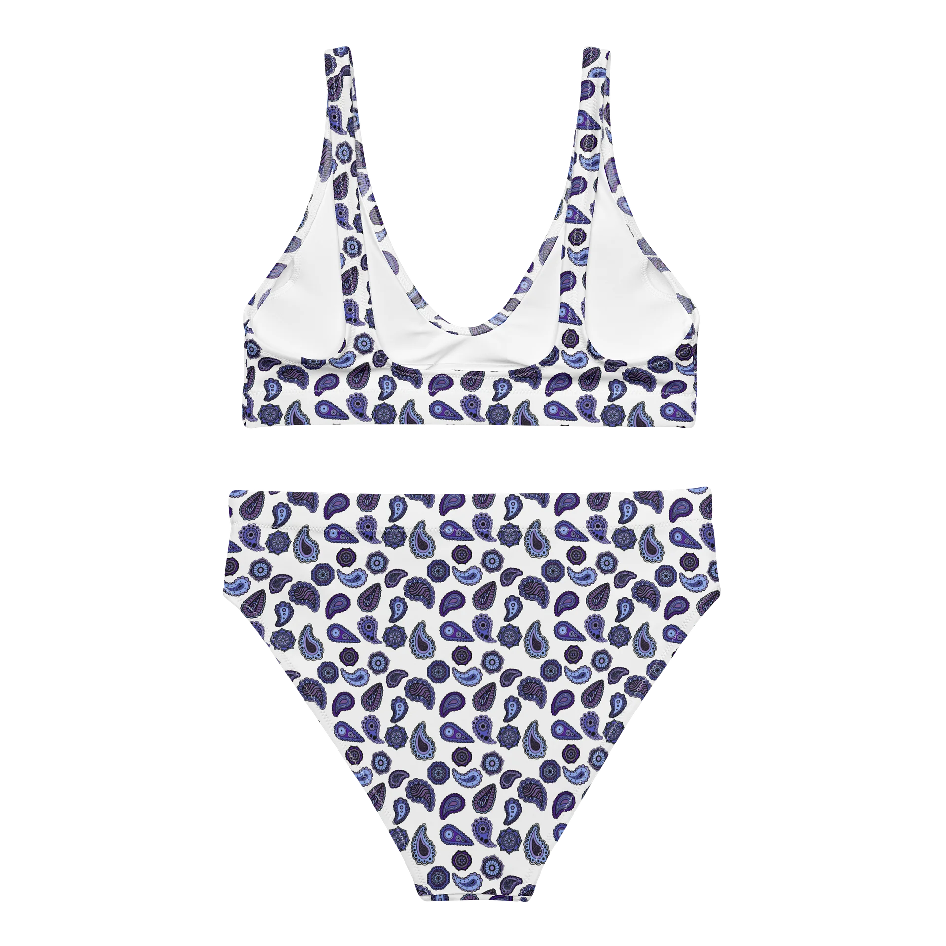Trippy High Waisted Bikini Blue Set product image (2)