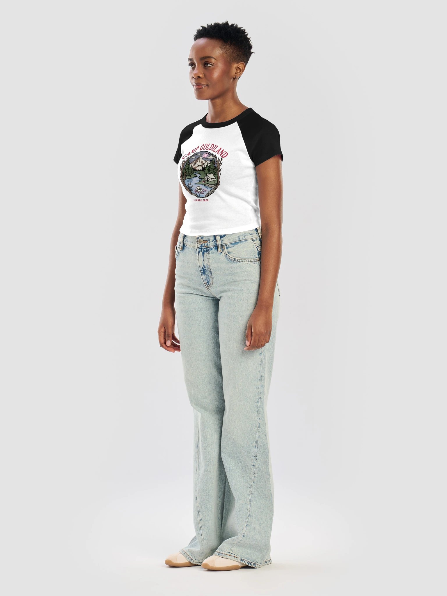 CAMP GOLDILAND CVNTY CROP TOP product image (25)