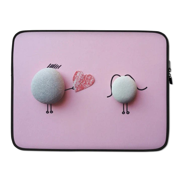 Pebble Love Laptop Sleeve – Stylish & Protective Case for Your Laptop product image (2)