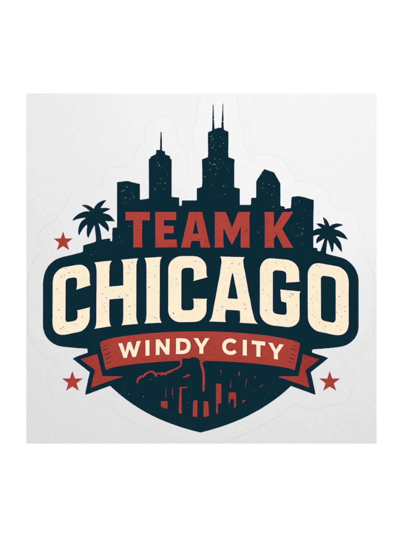 Team K Chicago STICKERS product image (1)
