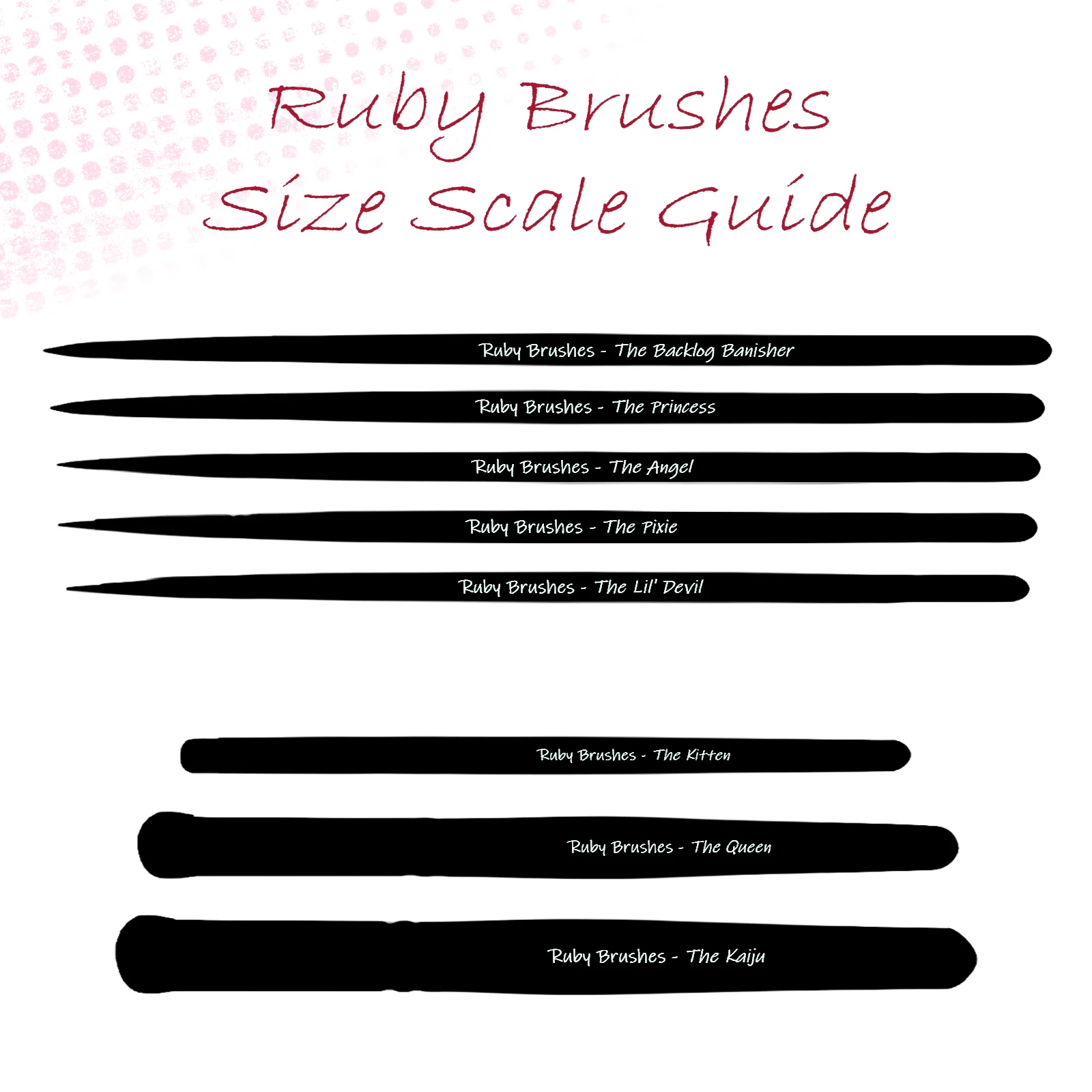 The Kaiju - Ruby Brushes product image (4)