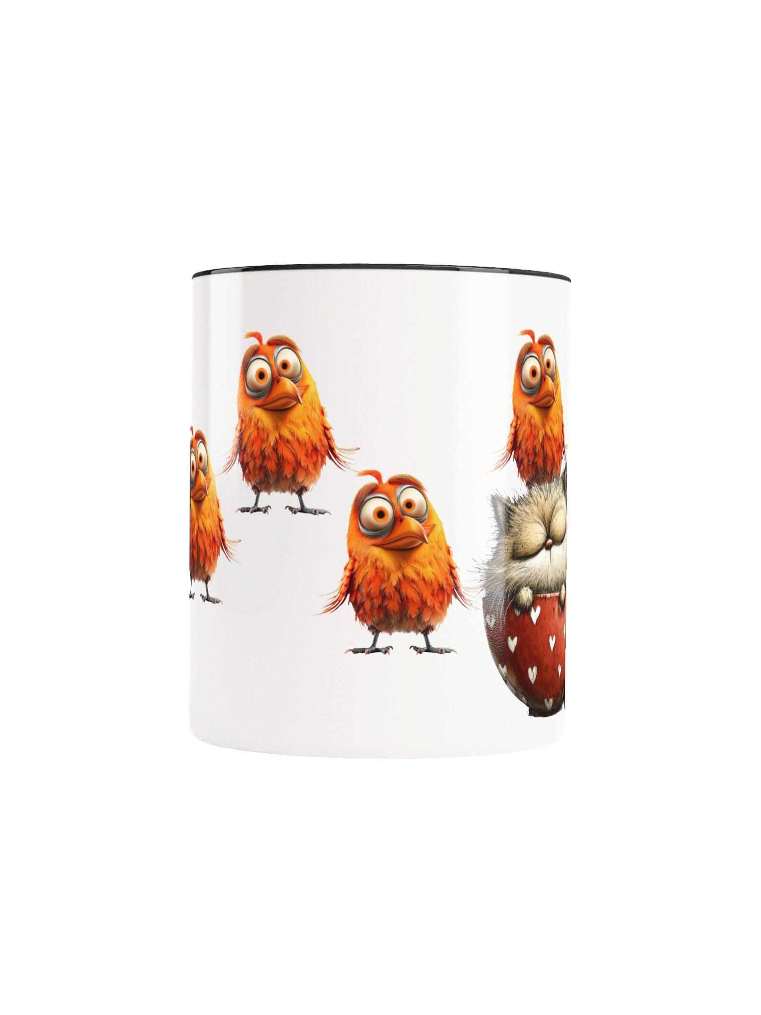 Cozy Cat & Bird Accent Mug product image (5)