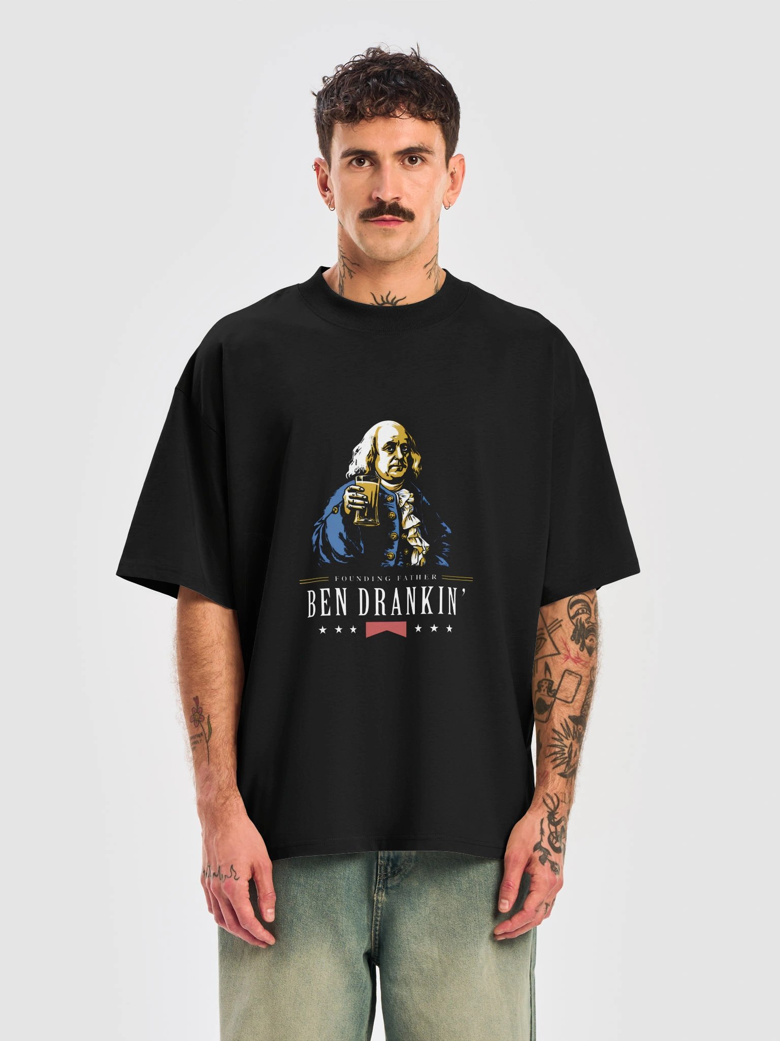 Ben Drankin’ Founding Father Franklin Design Shirt product image (102)