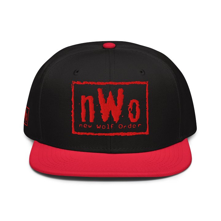New Wolf Order Black & Red Snapback Cap product image (1)
