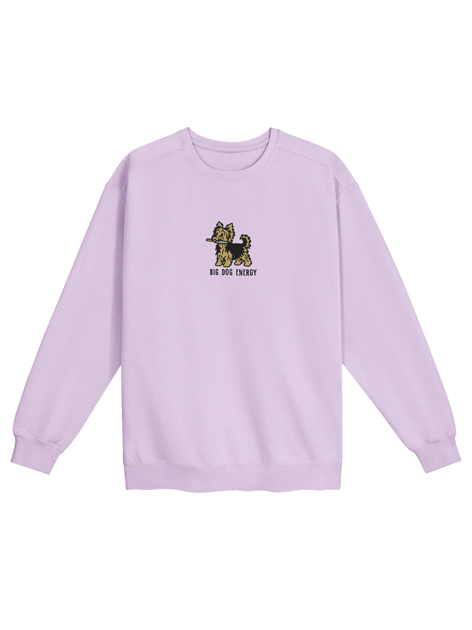 Big Dog Energy Funny Chibi-Style Embroidered Premium Sweatshirt for Yorkshire Terrier Owners product image (33)