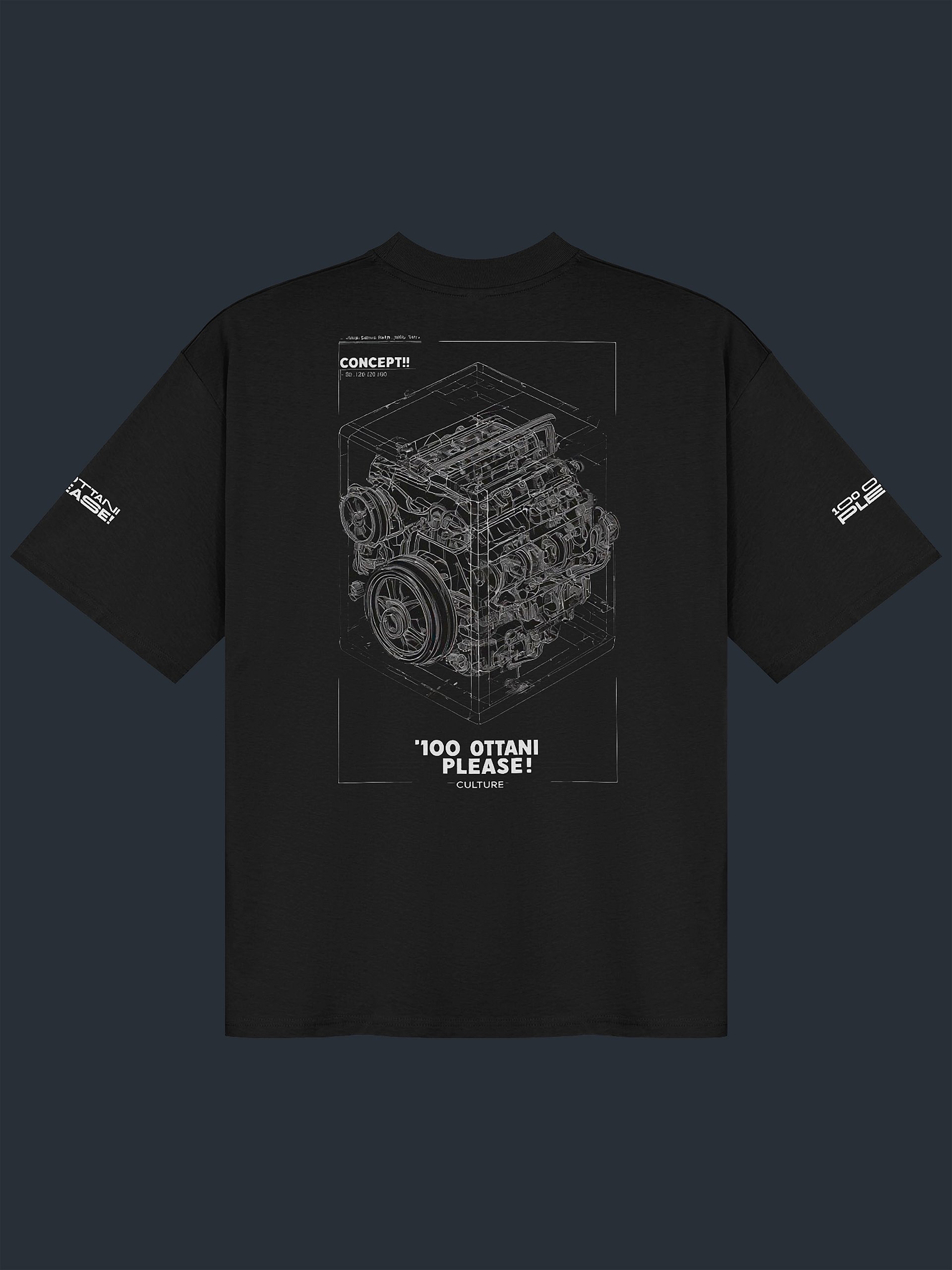 100 Ottani Please!™ Oversized Unisex Racing Streetwear Graphic T-Shirt | Track Limit Edition product image (1)