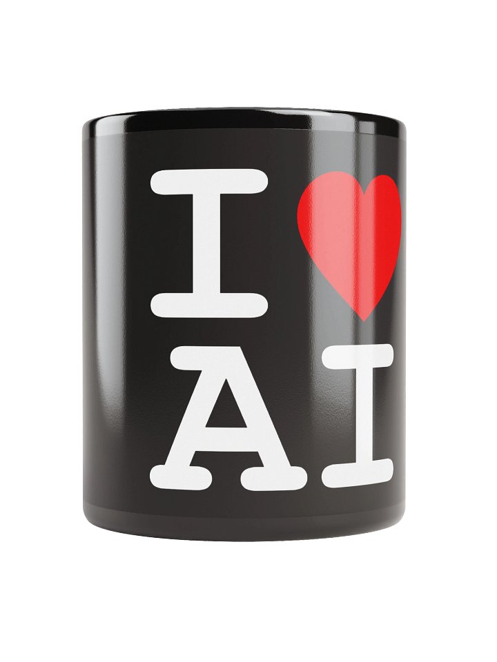 I ❤ AI Coffee Mug Edition product image (1)
