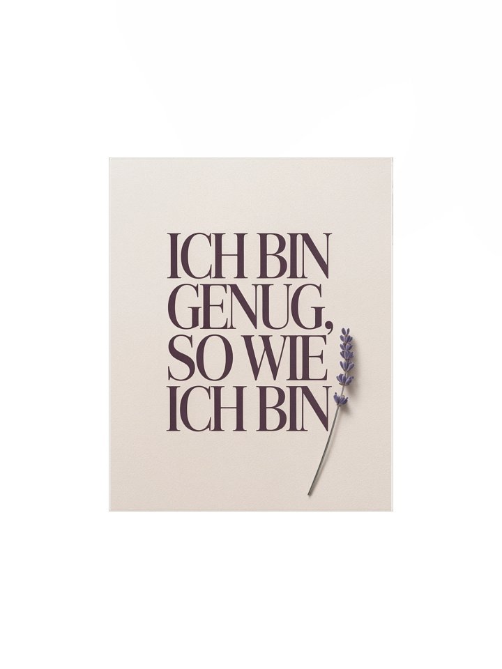 Calm Walls Print – Ich bin genug product image (1)