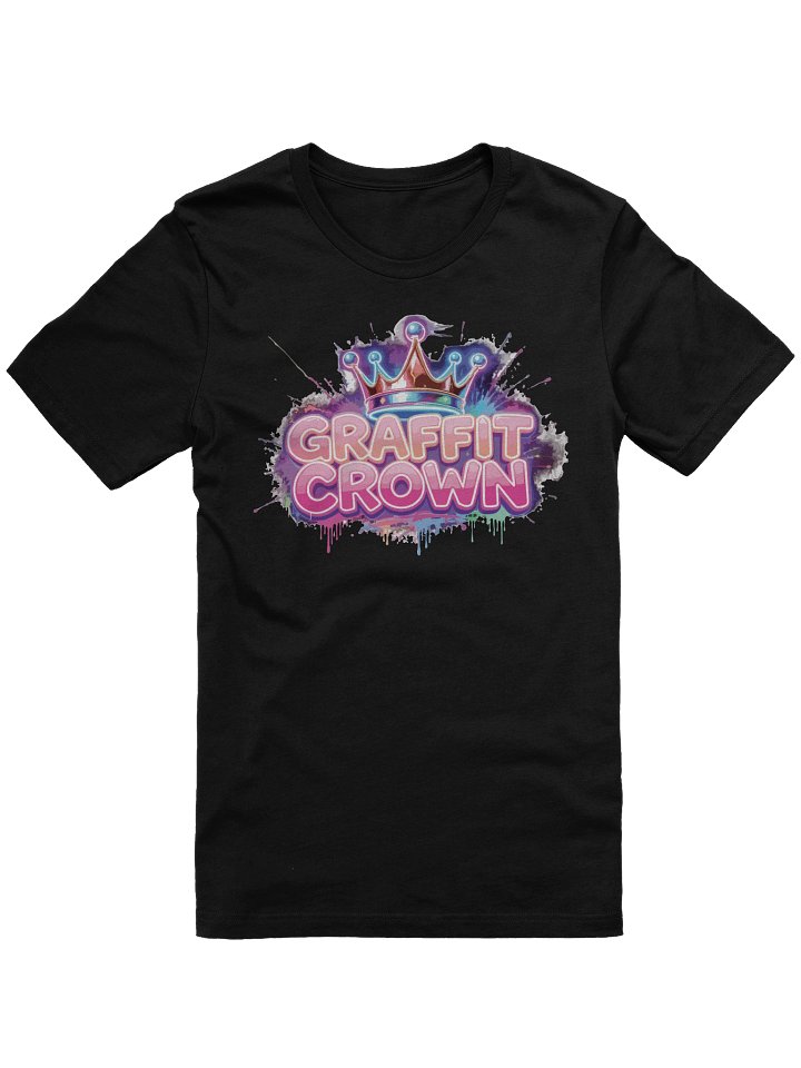 Graffit Crown Splatter T-Shirt - Unisex T-Shirt – Premium Printed T-Shirt for Everyday Casual & Streetwear product image (1)