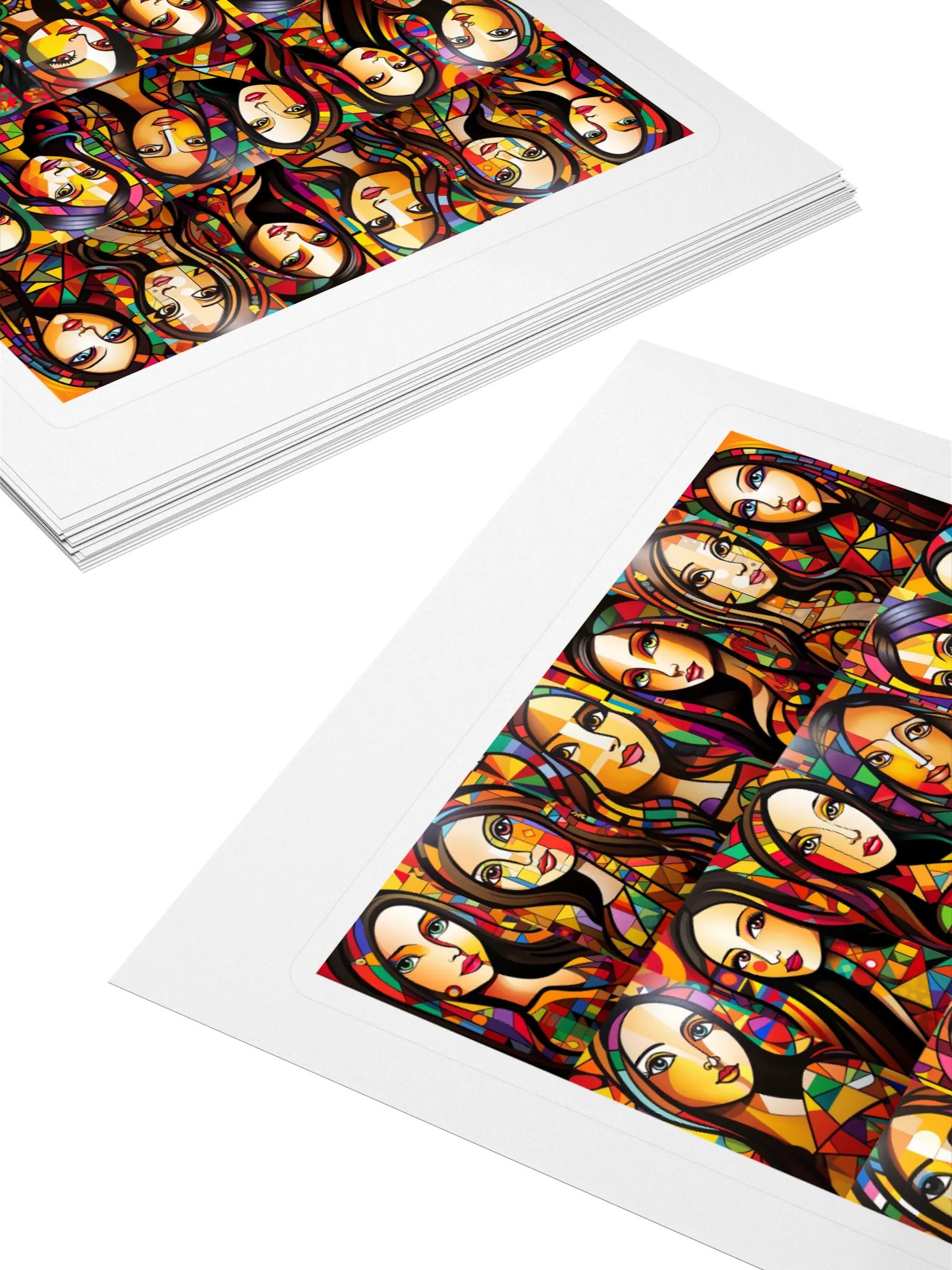 Mosaic Mona Lisa Goddesses Sticker Set product image (4)