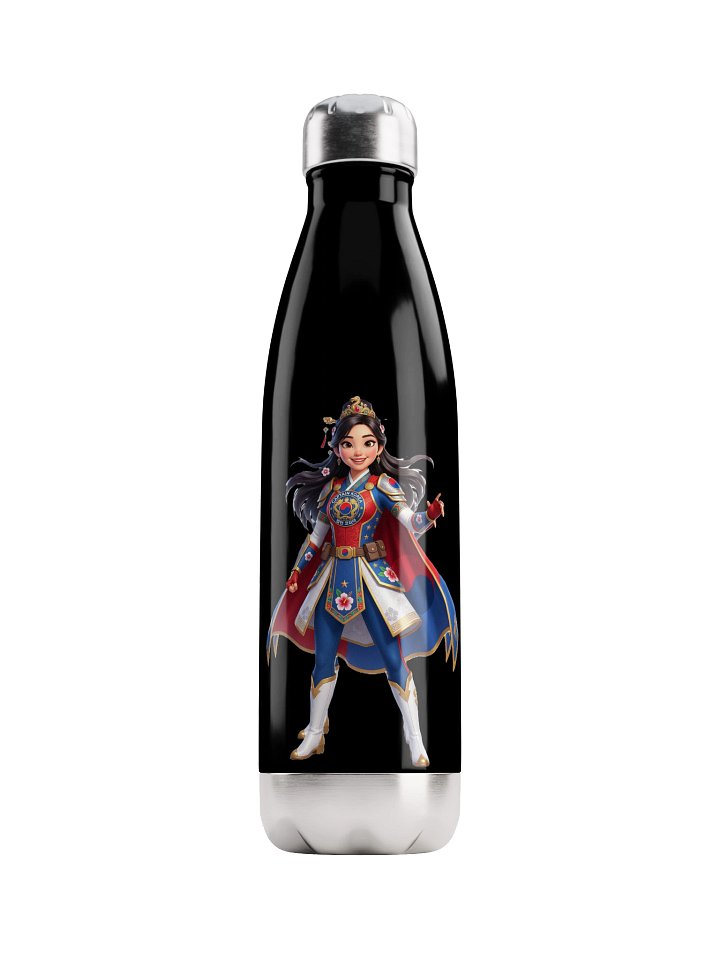 Captain Korea Insulated Stainless Steel Water Bottle – Korean Superhero Theme – 17oz Reusable Eco-Friendly Flask product image (1)