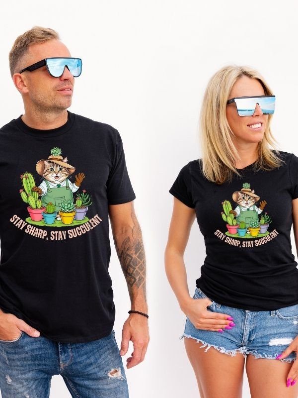 Stay Sharp, Stay Succulent Unisex Shirt product image (1)
