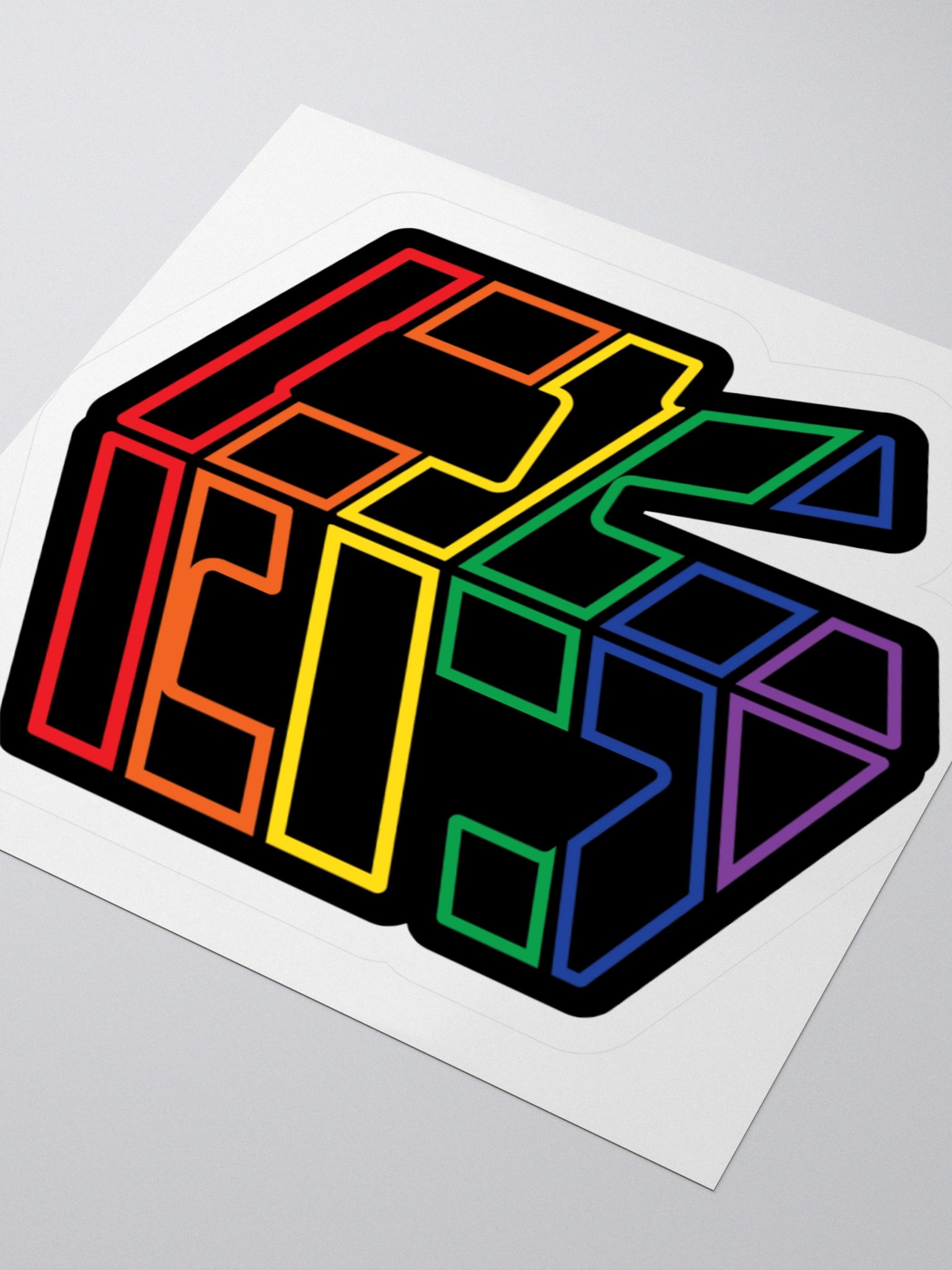 Outlined Pride Logo Sticker product image (7)