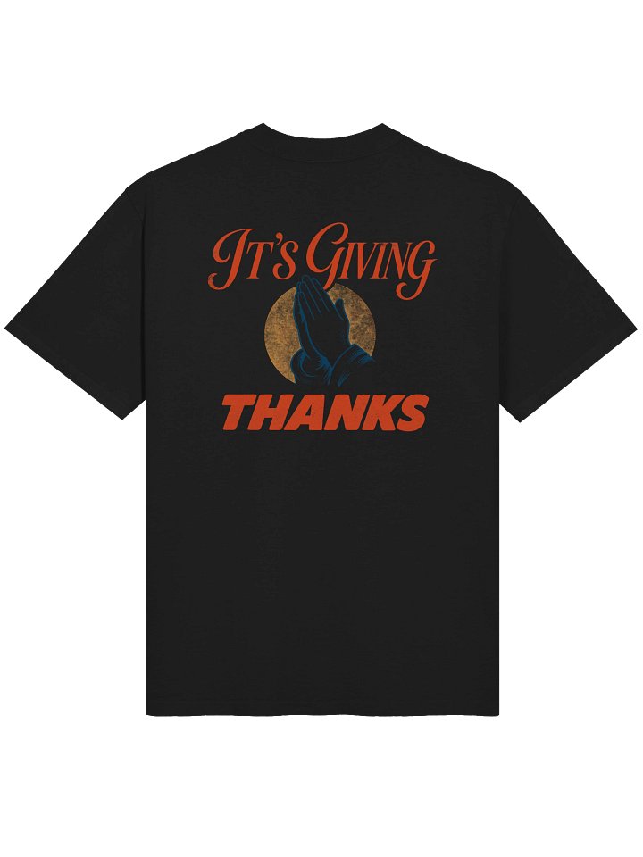 Giving Thanks Tee (Faded Black) product image (1)