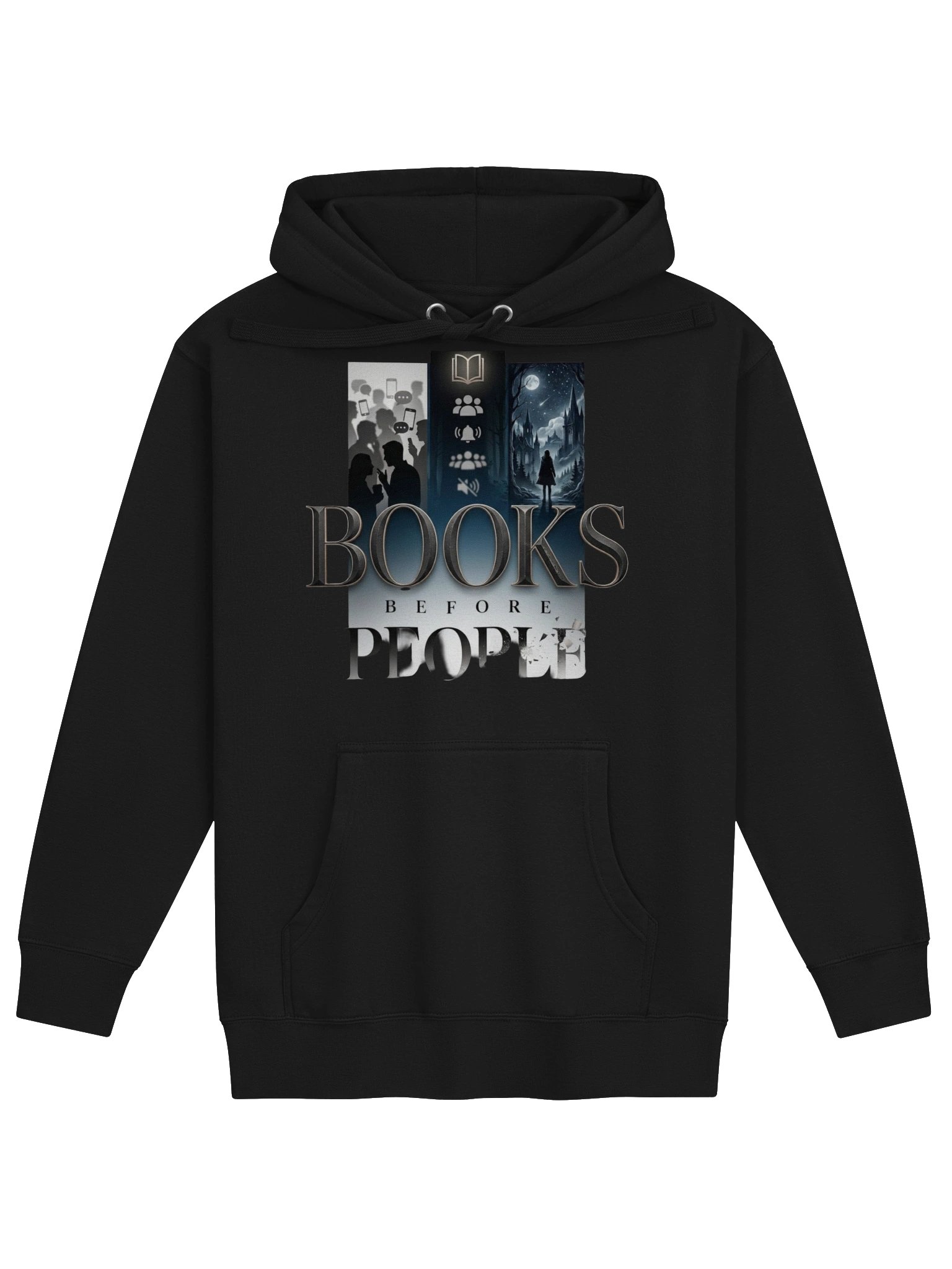 Books Before People | Heavyweight Hoodie product image (2)
