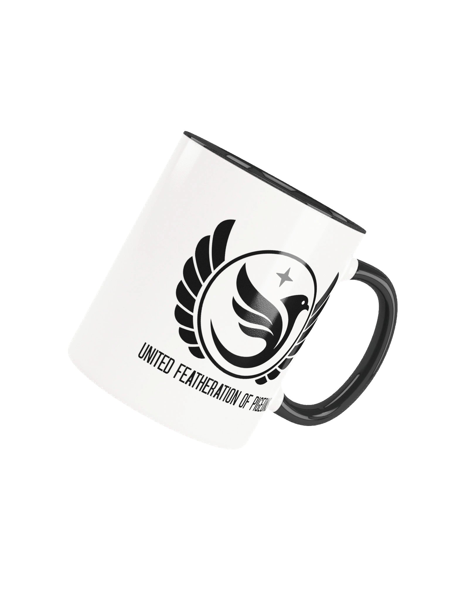 United Featheration of Pigeons Black Inside Mug product image (4)