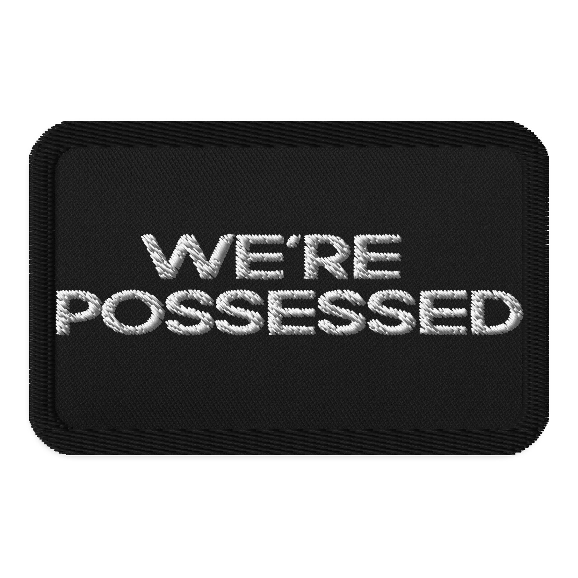 Noctortoise "We're Possessed" embroidered patch product image (1)