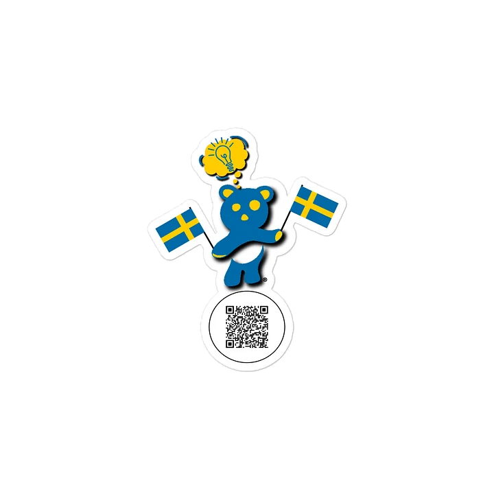 Sweden — Country Bear Sticker | BehrBrained Media product image (2)